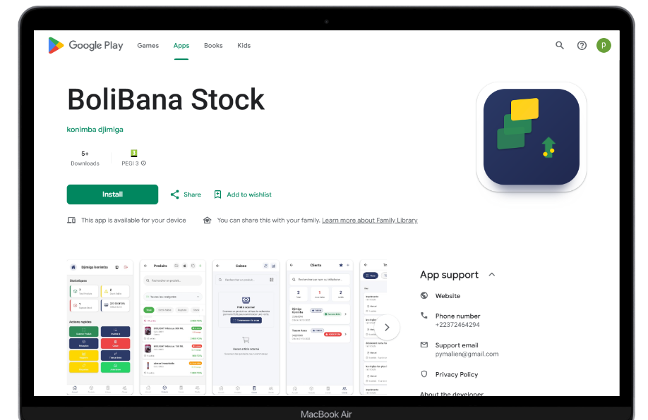 BoliBana Stock - Android