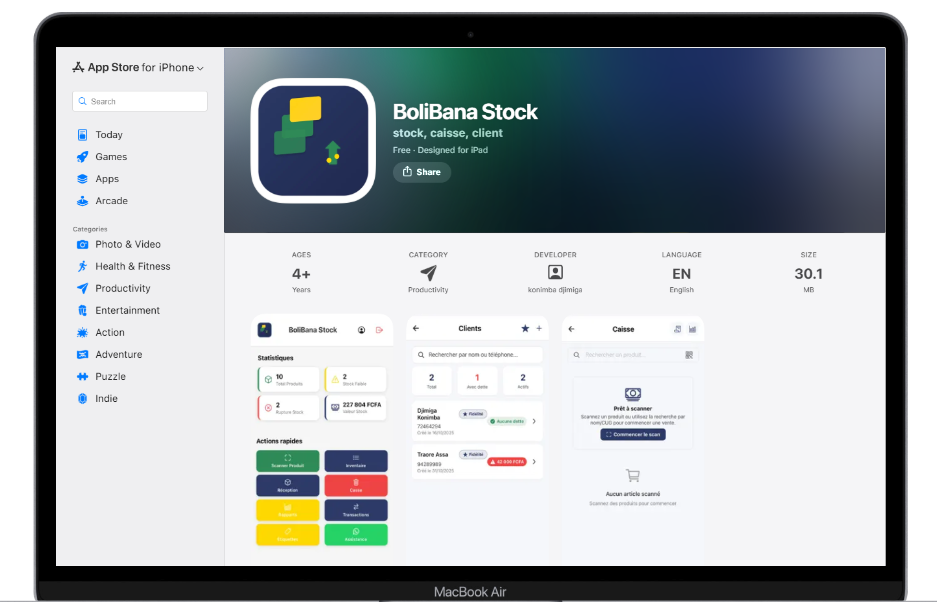 BoliBana Stock - App Store